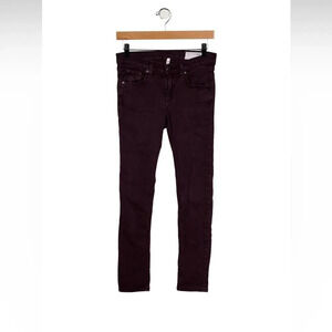 Purple Rag and Bone jeans XS size 25 perfectly distressed